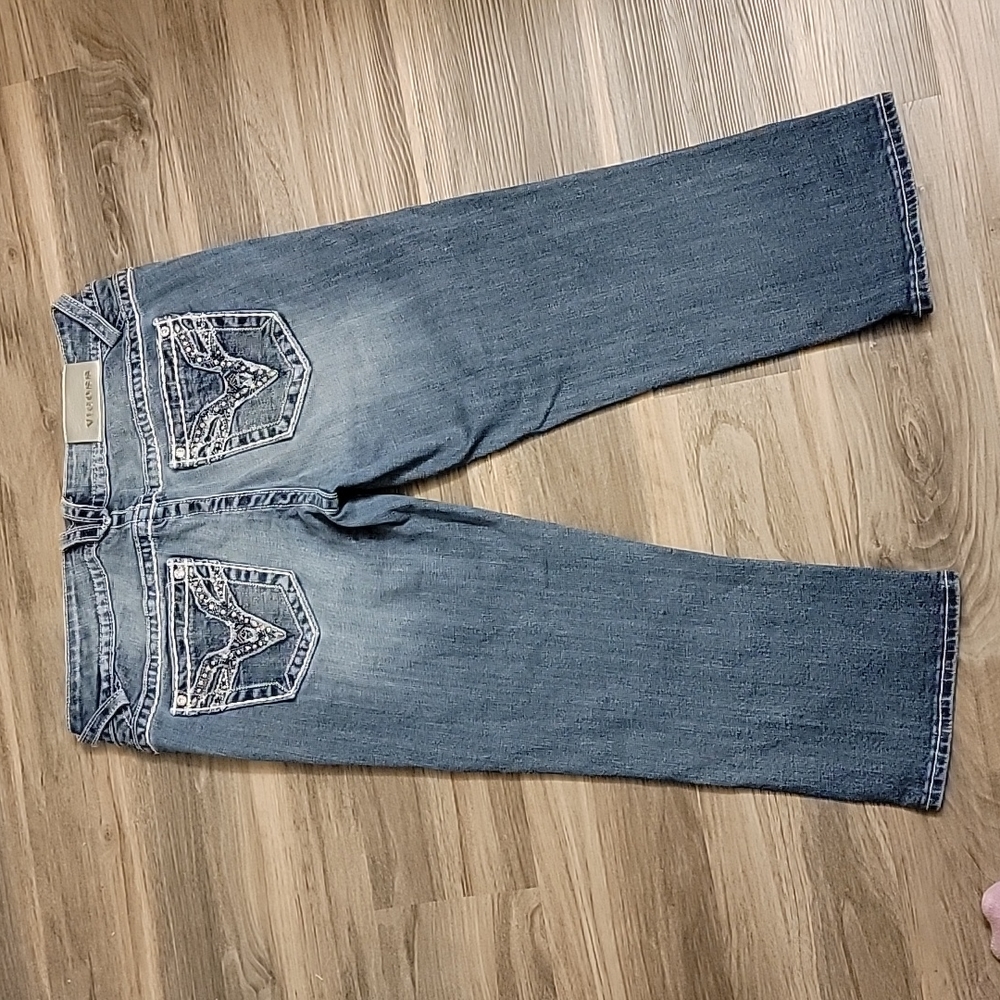 Women's Vigoss Chelsea Jean Capri Size 9/10